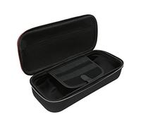 Sxhlseller Custodia da Trasporto per Controller e OLED, Custodia Rigida Portatile da Viaggio Con 10 Slot per Schede di Gioco, Scatola per Cassette 8 in 1, Cinturino