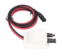 Sxhlseller Custodia Impermeabile per Scatola Passacavi Solare con Doppio Ingresso Cavo per Viaggi in Barca in Cavo di Prolunga 2m 10AWG per Pannelli Solari 100W-200W