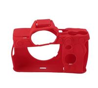 Sxhlseller Custodia in Silicone Antiscivolo per Fotocamera, Pelle Sottile e Confortevole per Fotocamera A7R5, Custodia Protettiva Antiurto (rosso)