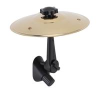 Sxhlseller Cymbal per Auto, Sfiato de ll'aria di Piatti per Crash per Auto, Mini Piatta da Tamburo per Ventilazione per Auto, Clip in Acciaio Inossidabile Sul Piatto del Tamburo, Adatta a (GOLD)