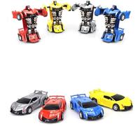 Sxhlseller Deformazione di Collisione Trasformatore per Auto Forte Variante Inerziale Giocattolo per Bambini Regalo di Natale per Ragazzi Facile da Trasportare Far Funzionare i