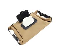 Sxhlseller Dispenser per Salviette Umidificate da Campeggio da Viaggio, Custodia Portatile per Salviette Umidificate da Campeggio per Casa, Ufficio, Auto, Scatola Portaoggetti (Abbronzatura leggera)