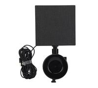 Sxhlseller Display a Matrice LED Bluetooth Schermo LED Programmabile Ad Alta Risoluzione da 32x32 per pubblicità Mobile, Alimentazione USB per Festival, RGB 5x5 Pollici