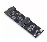 Sxhlseller Doppio Adattatore PCIe M.2, SSD NVMe 2230 + Modulo Key E WiFi BT | Espansione a Doppio Slot, Key E WiFi Bluetooth, SSD 2230 NVMe, Routing del Segnale USB, Plug and Play