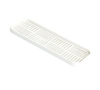 Sxhlseller Doppio Strato Vassoio Raccogligocce, Facile da Svuotare e | Materiale PP resistente, utilizzabile come porta spugna, ideale per e bagno, senza odori