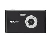 Sxhlseller Fotocamera Digitale 5K da 72 MP, Zoom Digitale 16X Messa a Fuoco Automatica con Flash, Schermo da 2,8 Pollici, per Fotografia di Viaggio per Adolescenti Principianti (BLACK)