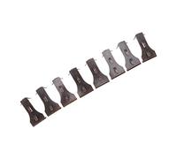 Sxhlseller Ganci per Mattoni da 8 Pezzi, Ganci in Acciaio per Mattoni di Dimensioni Standard da 2 1/4 Pollici a 2 3/8 Pollici di Altezza, Supporti a Parete Senza Trapano per Cassette Postali,