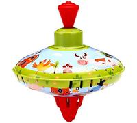 Sxhlseller Giocattolo Educativo Tradizionale in Metallo con Trottola per Bambini, Buona Idea per la Protezione degli Occhi dei Bambini (azienda agricola)