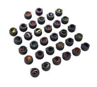 Sxhlseller Giochi di Calderone in Plastica, Colori Vivaci Piacevoli Bolli del Calderone Coltiva la creatività con Adesivi per Feste