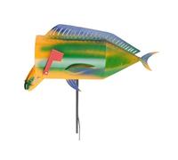 Sxhlseller Grande Cassetta Postale per Posta di Pesce, Adorabile Cassetta di Posta in Metallo Decorativa Ad Alta Resistenza con Puntata Sul Pavimento per la Casa