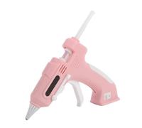 Sxhlseller Gun di Colla a Caldo a Cordone, Pistola per Colla a Caldo Ricaricabile USB con Bastoncini di Colla Premium da 10 Pezzi, Custodia, Preriscaldamento Rapido per Fai -da -te, (PINK)