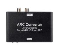 Sxhlseller HDMI ARC Audio Extractor Optical, 192KHz ARC Audio Extractor Converter, Digitale a Convertitore Audios Analogico 3,5 Mm Jack per TV