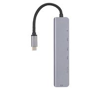 Sxhlseller Hub 7-in-1 Compatibile, Adattatore Multifunzione Multifunzione da Tipo C a HDMI + PD Convertitore di Carica Rapida Adatto per Telefoni Cellulari/Computer PRO e