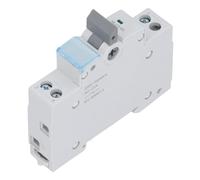 Sxhlseller Interruttore Automatico per Montaggio su Guida DIN MTS 63A 1P Interruttore Doppio di Trasferimento di Potenza con Finestra di Indicazione Visiva per 230VAC