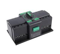 Sxhlseller Interruttore di Trasferimento Automatico Affidabile ATS a Doppia Alimentazione per Circuiti Domestici/illuminazione ATS di Isolamento di Grado PC 4P 125A per Produzione Meccanica, Argento