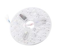 Sxhlseller Kit di sostituzione per luce LED per ventilatore da soffitto da 5,3 pollici, 3000K, 4200K, 6500K, 3 temperature di colore, 15W, luce LED rotonda, da 95 a 265 V