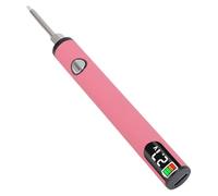 Sxhlseller Kit Penna Bruciafilo Senza Fili con Display Digitale, Strumento Ricaricabile con 3 Impostazioni di Calore per Creazione di Gioielli, Perline, Lavorazione della Pelle e Cucito (PINK)
