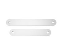 Sxhlseller Kit Piastra di Supporto per Poppa Materiale in Alluminio Resistente Protezione Essenziale per Motori Fuoribordo Adatto per gli Appassionati di 15 X 2 Pollici 2 Pezzi