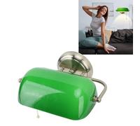 Sxhlseller Lampada da Parete Verde da Banchiere, Applique da Parete per Interni Vintage con Interruttore a Catena, Lampada da Parete per Banchieri per Camera da Letto, Sala da Pranzo,