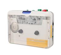 Sxhlseller Lettore di Cassette Vintage, Convertitore Portatile da Cassetta a MP3 con Inversione Automatica, Jack AUX da 3,5 Mm, Convertitore retrò da Cassetta a MP3 per Laptop e Macchina