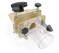 Sxhlseller Localizzatore di Scanalature per Fresatrice per Legno, Staffa di Fissaggio in Lega di Alluminio 2 in 1 per Rifiniture e Scanalature di Precisione dei Bordi - Strumento Ad Alta