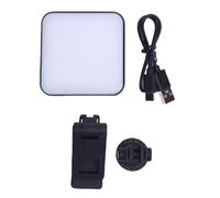 Sxhlseller Luce di Riempimento Video Dimmerabile e Ricaricabile con Supporto per Slitta Fredda, 85 Sfere SMD - Perfetta per Selfie, Videoconferenze e Illuminazione di Bellezza