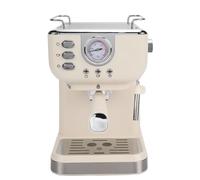 Sxhlseller Macchina da caffè Semiautomatica, Macchina per caffè Professionale da 20 Bar con Vapore e Serbatoio da 1,5 Litri, Controllo della Temperatura a 92°C, di Preinfusione, per Uso Domestico e