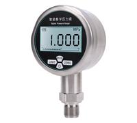Sxhlseller Manometro Digitale 0-1MPa, 5 Cifre con Quadrante da 80mm | Tester di pressione in acciaio inossidabile con filettatura M20x1,5, per liquidi acqua olio gas, 7 unità