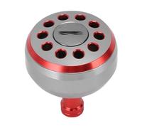 Sxhlseller Manopola di Alimentazione per Mulinello da Baitcasting 38mm |Kit di Modifica dell'impugnatura Ergonomica Antiscivolo in Lega di Alluminio per la Pesca in Mare con Mulinelli Sad (Rosso)