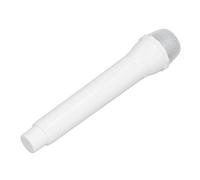 Sxhlseller Microfono Finto Giocattolo, Microfono da Palco Simulato per Esercitazioni Vocali e Cosplay per Bambini, ABS Resistente e Leggero per Feste, Spettacoli, Vacanze (WHITE)