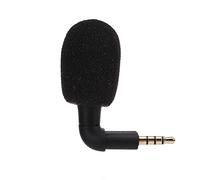 Sxhlseller Microfono Mini Omnidirezionale da 3,5 Mm per Smartphone, Microfono Lavalier con Audio Surround a 360°, Audio Clamp/Holder-on Portatile Plug & Play per Registrazione Video, Chat Vocale,
