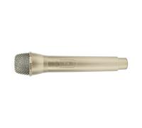 Sxhlseller Microfono Professionale per Karaoke, Microfono Finto Realistico per Canto, in Plastica Leggera per Performance Sul Palco, di Simulazione Durevole per Spettacoli di Danza (GOLD)