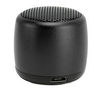 Sxhlseller Mini Altoparlante Bluetooth in Metallo con Subwoofer |USB Ricaricabile Portatile Wireless BT 5.0, Chiamate in Vivavoce per Telefono Tablet PC (BLACK)