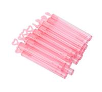 Sxhlseller Mini Bacchette per Bambini, 50 Pezzi, Bastoncini di Trasparenti a Forma di Cuore Rosa per Bomboniere, Matrimoni e Premi di Giochi, Giocattoli di Plastica per la Casa da 10,5 Cm