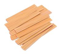 Sxhlseller Mini Piastrelle per Pavimenti in Legno Scala 1:12 | 20 Pezzi di Bucce e Bastoncini Autoadesivi in Legno di Tiglio per Pavimenti di Box/Cover delle Bambole (Colore Rovere Bianco)