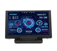 Sxhlseller Mini Schermo IPS USB da 5 Pollici, Monitor a Temperatura del Computer per, Display Dinamico del Pannello del Sensore del PC, Monitor Dati HDD CPU CPU PC, per