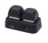 Sxhlseller Mini Tastiera USB Bluetooth con Tastierino Macro a 2 Tasti, Tastierino di Scelta Rapida Retroilluminato RGB Personalizzabile per Copiare e Incollare L'editing Video di Gioco