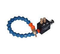 Sxhlseller Mist Coolant Sprayer Adjustable for CNC Lathe Milling Tool | Doppie valvole a farfalla, unità di lubrificazione in alluminio, refrigeratore di liquidi pneumatico, officina di