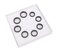 Sxhlseller Misuratore per Anelli in Plastica 6-13 |Kit di Dimensionamento Smart Ring, Confezione da 8, Guida Alla vestibilità 'Anello per la Scelta del Modello di Anello Sanitario