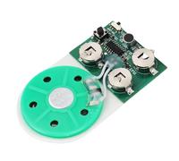 Sxhlseller Modulo Audio Registrabile, Modulo Vocale da 4 Mini per Cartolina di Auguri Fai -da -Te e Animale Imbottito, Pulsanti Audio Programmabili, Facile Registrazione di Saluti