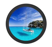 Sxhlseller Modulo Display LCD Rotondo, Display Touch Rotondo IPS da 5 Pollici con Controllo Touch a 10 Punti, Display Touch Screen Rotondo Tipo C da 5 V in Vetro Temperato per RasPi per