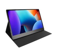 Sxhlseller Monitor Portatile da 15,6 Pollici, Display Ultrasottile da Gioco UHD USB C HDMI 1920x1080P con Coperchio, Monitor da Viaggio 16:9 Touch Screen Esterno per PC Portatile Switch