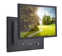 Sxhlseller Monitor Portatile, Monitor Industriale Full Metal HD da 15 Pollici 1024x768 HDMI/VGA/AV/BNC/USB per PC, TV, CCTV, Fotocamera, Raspberry Pi, Ecc