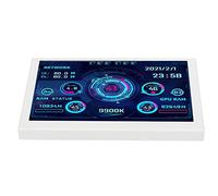 Sxhlseller Monitor Temperatura Computer da 5 Pollici, PC CPU GPU Monitor Dati Supporto Tema Fai da Te per Pannello Sensore PC Display per Host, Mini Schermo USB