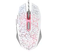 Sxhlseller Mouse da Gioco Cablato Q7, Mouse Ergonomico USB con DPI Multilivello, Mouse da Gioco per PC per Vittorie, Mouse Ottico da Ufficio Plug And Play Senza Bisogno di Driver per la Casa (Bianco)