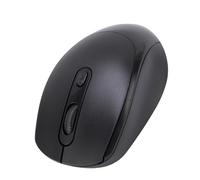 Sxhlseller Mouse Wireless Dual Mode con Bluetooth e 2.4G, Silenzioso Ricaricabile, Design Ergonomico Color Macaron con 3 DPI Regolabili per PC e Laptop (BLACK)