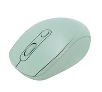 Sxhlseller Mouse Wireless Dual Mode con Bluetooth e 2.4G, Silenzioso Ricaricabile, Design Ergonomico Color Macaron con 3 DPI Regolabili per PC e Laptop (GREEN)