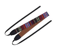 Sxhlseller Nylon Ethnic Camera Strap per DSLR Mirrorless | Modello intrecciato vintage, lunghezza regolabile, imbottitura in neoprene allargata, comoda attrezzatura da viaggio per