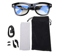 Sxhlseller Occhiali Intelligenti, Bluetooth 5.3, Intelligenza Artificiale con Traduzione in Tempo Reale per Oltre 100 Lingue, Controllo Touch, Riproduzione Musicale, Controllo Vocale,