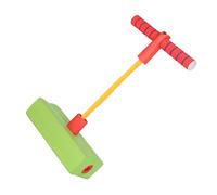 Sxhlseller Pogo Stick in Schiuma Effetti Sonori Creativi Esercizio di Equilibrio per Bambini Giocattolo da Salto in Materiale TPE per Giochi All'aperto (Green)